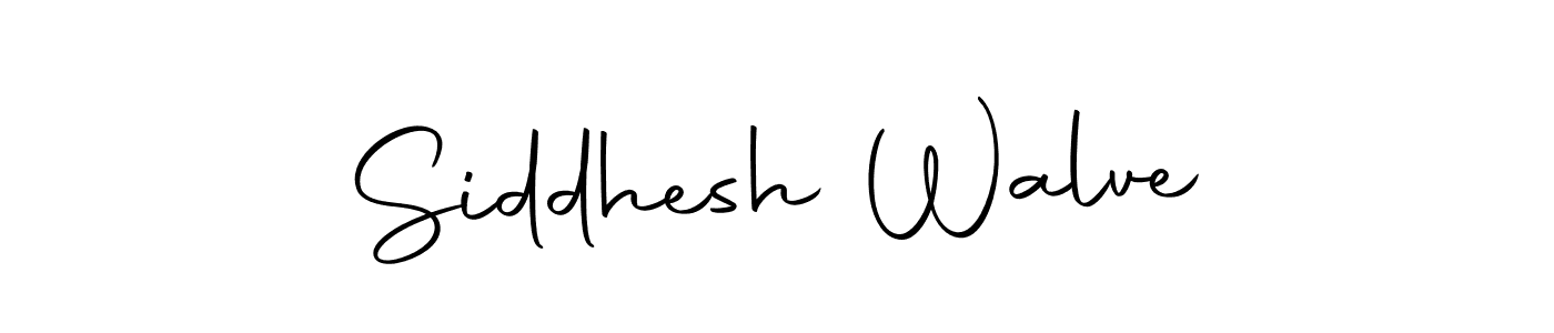 Siddhesh Walve stylish signature style. Best Handwritten Sign (Autography-DOLnW) for my name. Handwritten Signature Collection Ideas for my name Siddhesh Walve. Siddhesh Walve signature style 10 images and pictures png