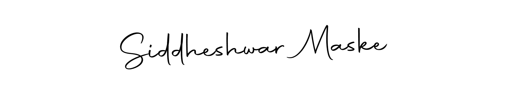 How to make Siddheshwar Maske name signature. Use Autography-DOLnW style for creating short signs online. This is the latest handwritten sign. Siddheshwar Maske signature style 10 images and pictures png