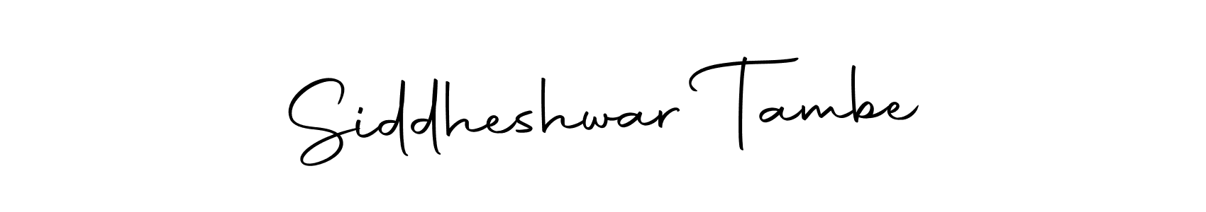 Make a beautiful signature design for name Siddheshwar Tambe. With this signature (Autography-DOLnW) style, you can create a handwritten signature for free. Siddheshwar Tambe signature style 10 images and pictures png