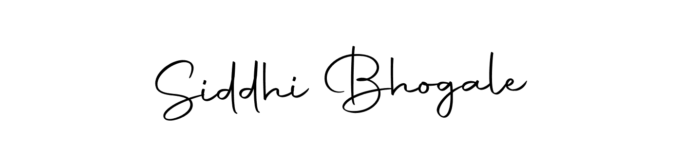 Create a beautiful signature design for name Siddhi Bhogale. With this signature (Autography-DOLnW) fonts, you can make a handwritten signature for free. Siddhi Bhogale signature style 10 images and pictures png