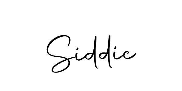 Create a beautiful signature design for name Siddic. With this signature (Autography-DOLnW) fonts, you can make a handwritten signature for free. Siddic signature style 10 images and pictures png