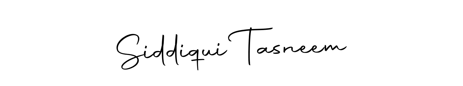 Design your own signature with our free online signature maker. With this signature software, you can create a handwritten (Autography-DOLnW) signature for name Siddiqui Tasneem. Siddiqui Tasneem signature style 10 images and pictures png