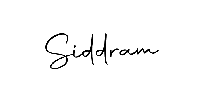 Use a signature maker to create a handwritten signature online. With this signature software, you can design (Autography-DOLnW) your own signature for name Siddram. Siddram signature style 10 images and pictures png