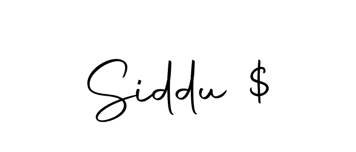 You should practise on your own different ways (Autography-DOLnW) to write your name (Siddu $) in signature. don't let someone else do it for you. Siddu $ signature style 10 images and pictures png