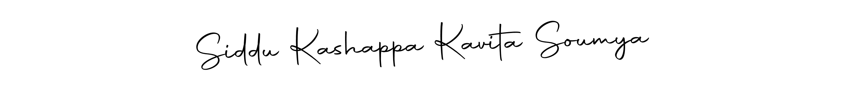 Also we have Siddu Kashappa Kavita Soumya name is the best signature style. Create professional handwritten signature collection using Autography-DOLnW autograph style. Siddu Kashappa Kavita Soumya signature style 10 images and pictures png