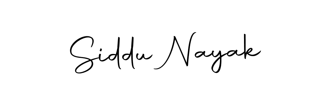 Design your own signature with our free online signature maker. With this signature software, you can create a handwritten (Autography-DOLnW) signature for name Siddu Nayak. Siddu Nayak signature style 10 images and pictures png