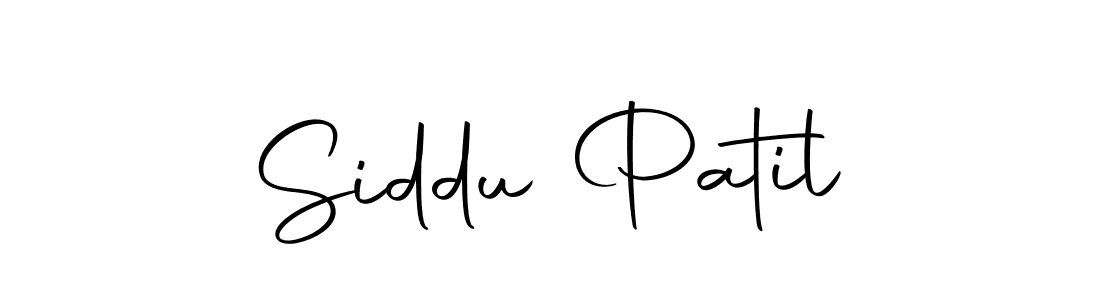 Design your own signature with our free online signature maker. With this signature software, you can create a handwritten (Autography-DOLnW) signature for name Siddu Patil. Siddu Patil signature style 10 images and pictures png