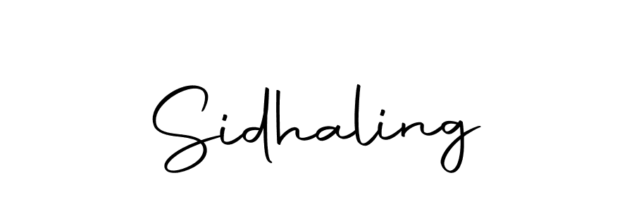 Create a beautiful signature design for name Sidhaling. With this signature (Autography-DOLnW) fonts, you can make a handwritten signature for free. Sidhaling signature style 10 images and pictures png