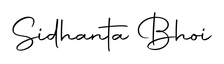 Personalize your online presence with Sidhanta Bhoi signature rendered in elegant Autography-DOLnW font. Great for website footers and blogs. Sidhanta Bhoi signature style 10 images and pictures png
