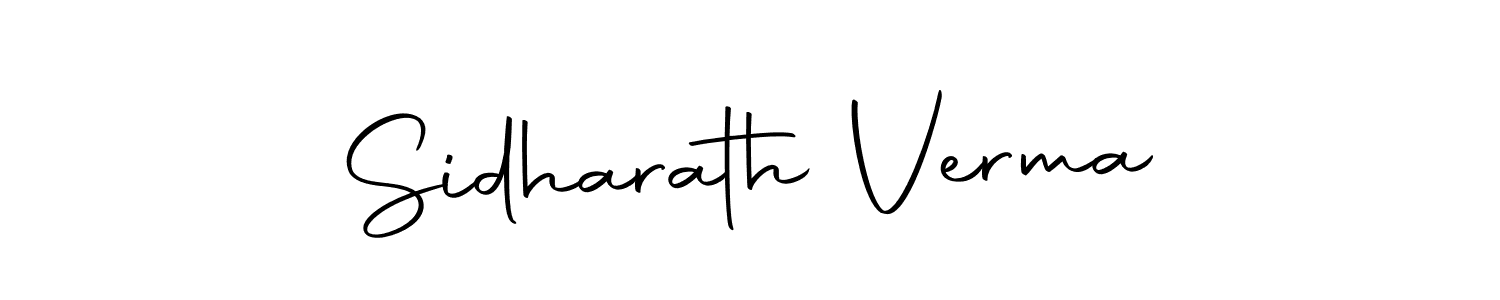 You can use this online signature creator to create a handwritten signature for the name Sidharath Verma. This is the best online autograph maker. Sidharath Verma signature style 10 images and pictures png