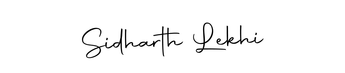 Design your own signature with our free online signature maker. With this signature software, you can create a handwritten (Autography-DOLnW) signature for name Sidharth Lekhi. Sidharth Lekhi signature style 10 images and pictures png