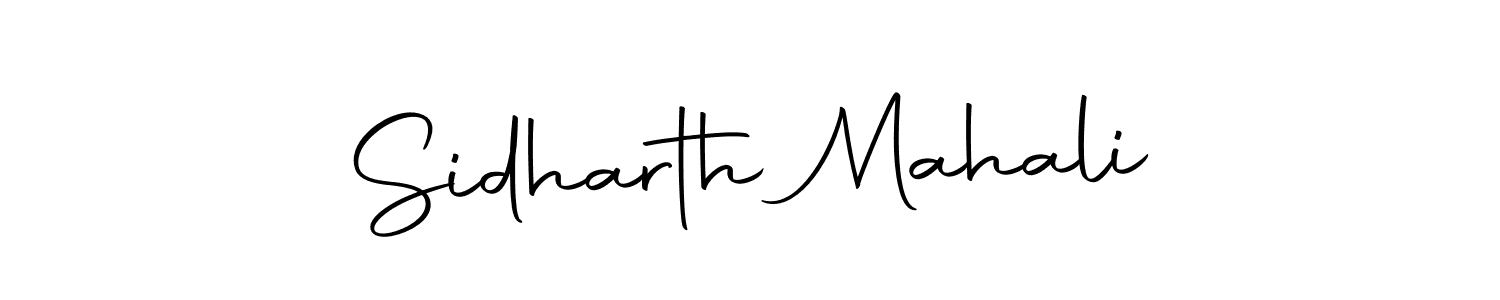 Create a beautiful signature design for name Sidharth Mahali. With this signature (Autography-DOLnW) fonts, you can make a handwritten signature for free. Sidharth Mahali signature style 10 images and pictures png