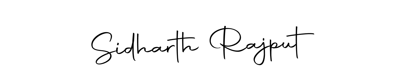 How to make Sidharth Rajput name signature. Use Autography-DOLnW style for creating short signs online. This is the latest handwritten sign. Sidharth Rajput signature style 10 images and pictures png