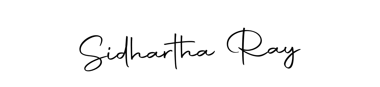 How to make Sidhartha Ray name signature. Use Autography-DOLnW style for creating short signs online. This is the latest handwritten sign. Sidhartha Ray signature style 10 images and pictures png