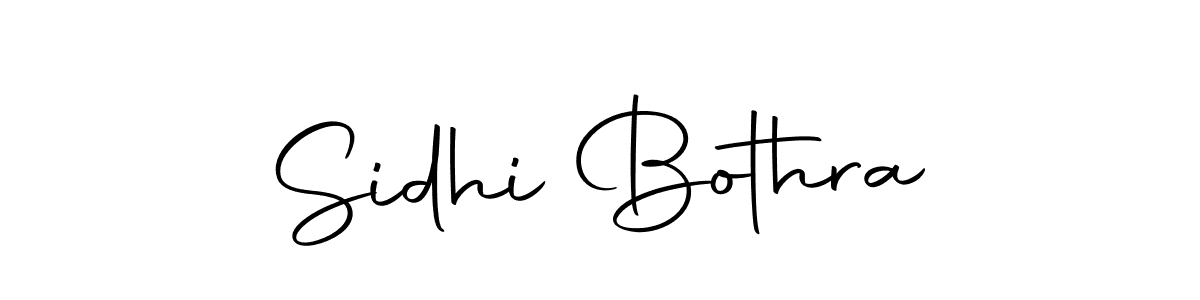 How to make Sidhi Bothra name signature. Use Autography-DOLnW style for creating short signs online. This is the latest handwritten sign. Sidhi Bothra signature style 10 images and pictures png