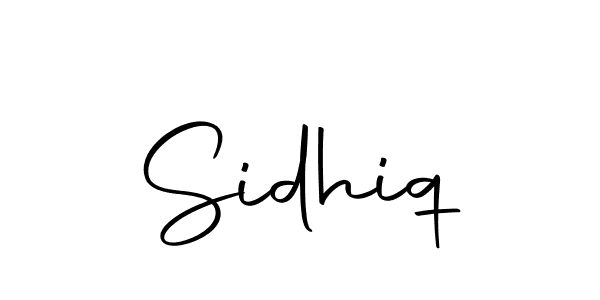 Create a beautiful signature design for name Sidhiq. With this signature (Autography-DOLnW) fonts, you can make a handwritten signature for free. Sidhiq signature style 10 images and pictures png