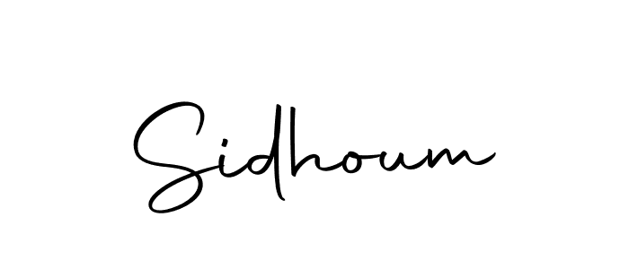 Also we have Sidhoum name is the best signature style. Create professional handwritten signature collection using Autography-DOLnW autograph style. Sidhoum signature style 10 images and pictures png