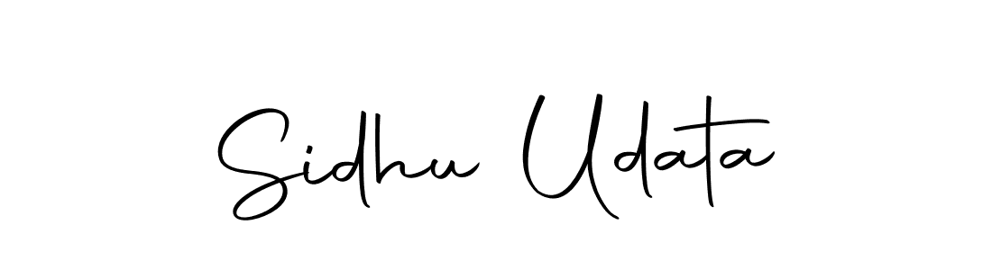 Design your own signature with our free online signature maker. With this signature software, you can create a handwritten (Autography-DOLnW) signature for name Sidhu Udata. Sidhu Udata signature style 10 images and pictures png