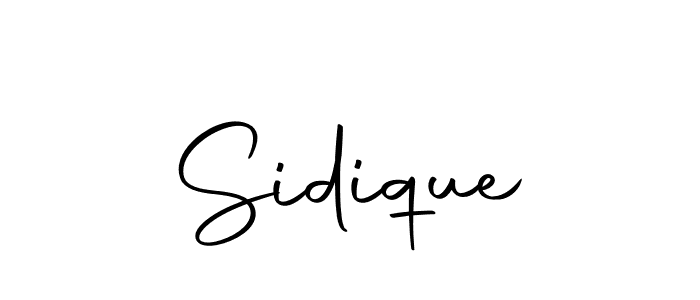 Create a beautiful signature design for name Sidique. With this signature (Autography-DOLnW) fonts, you can make a handwritten signature for free. Sidique signature style 10 images and pictures png