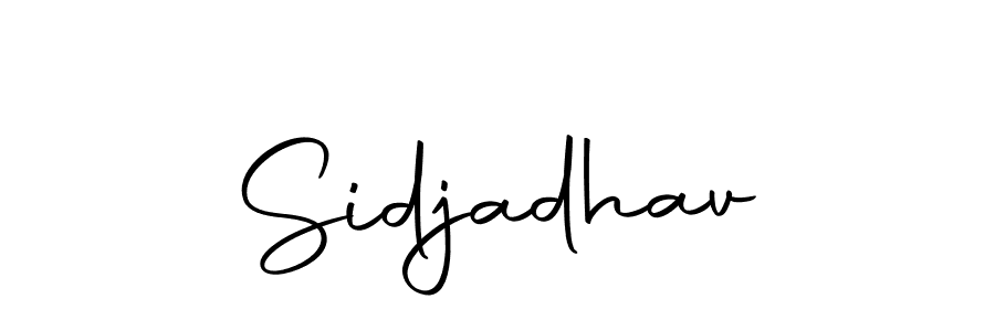 How to make Sidjadhav name signature. Use Autography-DOLnW style for creating short signs online. This is the latest handwritten sign. Sidjadhav signature style 10 images and pictures png