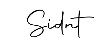 Similarly Autography-DOLnW is the best handwritten signature design. Signature creator online. You can use it as an online autograph creator for name Sidnt. Sidnt signature style 10 images and pictures png