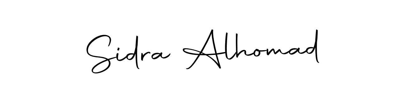 Make a beautiful signature design for name Sidra Alhomad. Use this online signature maker to create a handwritten signature for free. Sidra Alhomad signature style 10 images and pictures png