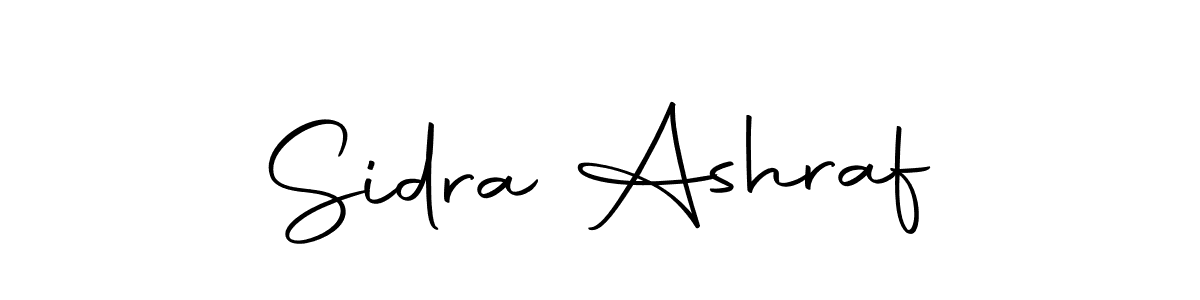 Make a beautiful signature design for name Sidra Ashraf. With this signature (Autography-DOLnW) style, you can create a handwritten signature for free. Sidra Ashraf signature style 10 images and pictures png