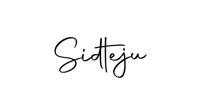 How to make Sidteju signature? Autography-DOLnW is a professional autograph style. Create handwritten signature for Sidteju name. Sidteju signature style 10 images and pictures png
