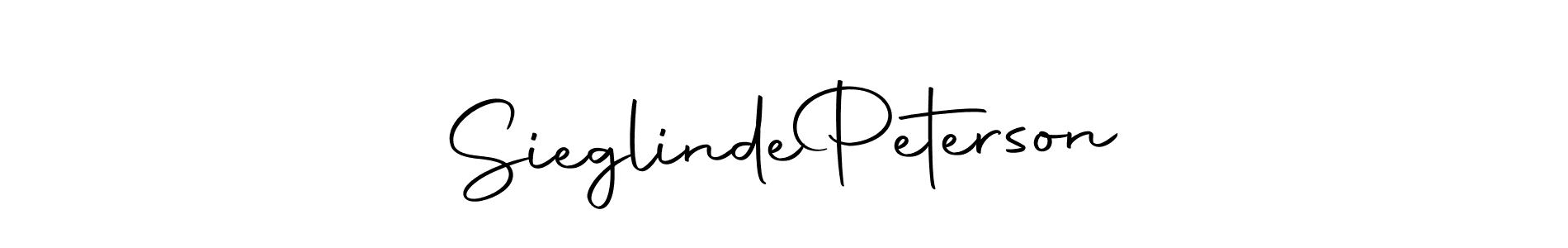 Sieglinde  Peterson stylish signature style. Best Handwritten Sign (Autography-DOLnW) for my name. Handwritten Signature Collection Ideas for my name Sieglinde  Peterson. Sieglinde  Peterson signature style 10 images and pictures png