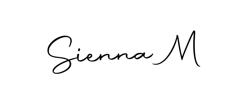 How to make Sienna M signature? Autography-DOLnW is a professional autograph style. Create handwritten signature for Sienna M name. Sienna M signature style 10 images and pictures png