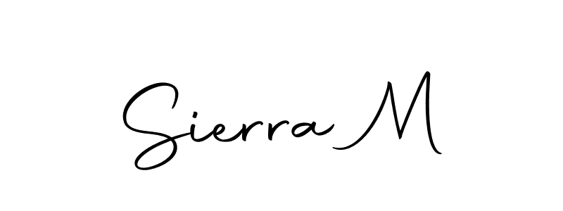 Similarly Autography-DOLnW is the best handwritten signature design. Signature creator online .You can use it as an online autograph creator for name Sierra M. Sierra M signature style 10 images and pictures png