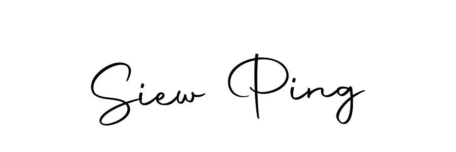 It looks lik you need a new signature style for name Siew Ping. Design unique handwritten (Autography-DOLnW) signature with our free signature maker in just a few clicks. Siew Ping signature style 10 images and pictures png