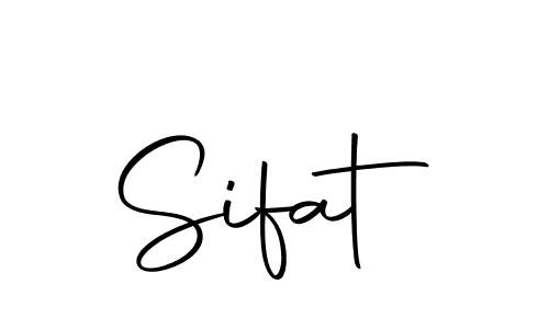 Create a beautiful signature design for name Sifat. With this signature (Autography-DOLnW) fonts, you can make a handwritten signature for free. Sifat signature style 10 images and pictures png