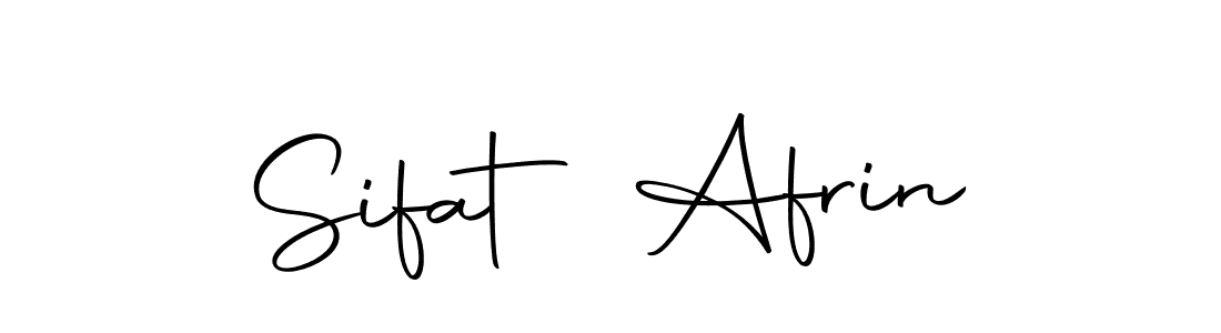 How to make Sifat Afrin name signature. Use Autography-DOLnW style for creating short signs online. This is the latest handwritten sign. Sifat Afrin signature style 10 images and pictures png