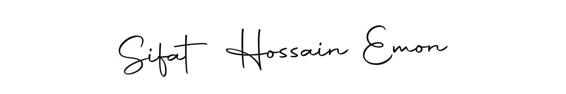 if you are searching for the best signature style for your name Sifat Hossain Emon. so please give up your signature search. here we have designed multiple signature styles  using Autography-DOLnW. Sifat Hossain Emon signature style 10 images and pictures png