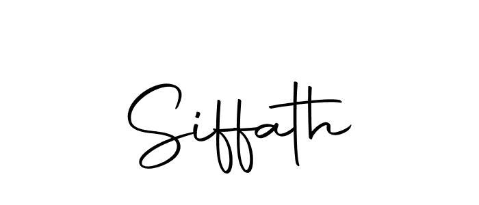 Make a beautiful signature design for name Siffath. Use this online signature maker to create a handwritten signature for free. Siffath signature style 10 images and pictures png