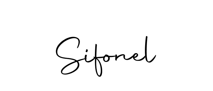 Create a beautiful signature design for name Sifonel. With this signature (Autography-DOLnW) fonts, you can make a handwritten signature for free. Sifonel signature style 10 images and pictures png