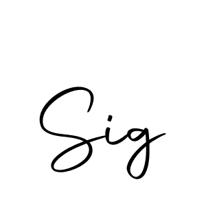 Create a beautiful signature design for name Sig. With this signature (Autography-DOLnW) fonts, you can make a handwritten signature for free. Sig signature style 10 images and pictures png