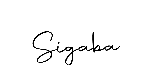 Use a signature maker to create a handwritten signature online. With this signature software, you can design (Autography-DOLnW) your own signature for name Sigaba. Sigaba signature style 10 images and pictures png