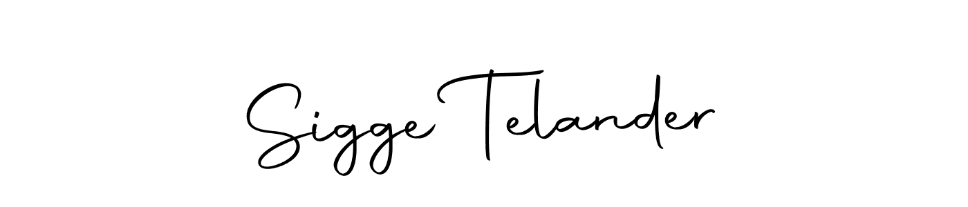 How to make Sigge Telander name signature. Use Autography-DOLnW style for creating short signs online. This is the latest handwritten sign. Sigge Telander signature style 10 images and pictures png