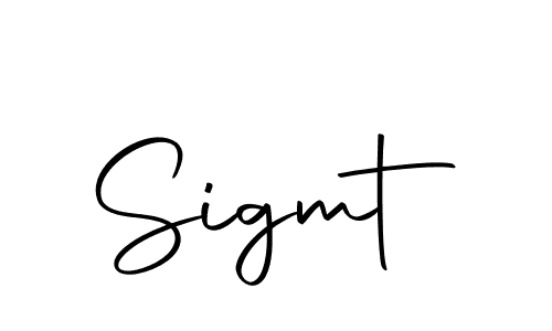 Design your own signature with our free online signature maker. With this signature software, you can create a handwritten (Autography-DOLnW) signature for name Sigmt. Sigmt signature style 10 images and pictures png