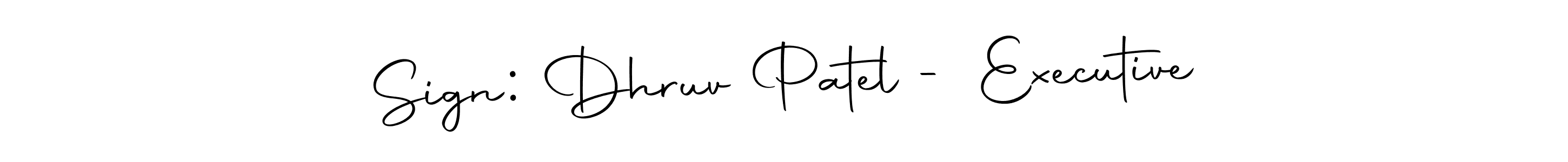 Best and Professional Signature Style for Sign: Dhruv Patel - Executive. Autography-DOLnW Best Signature Style Collection. Sign: Dhruv Patel - Executive signature style 10 images and pictures png