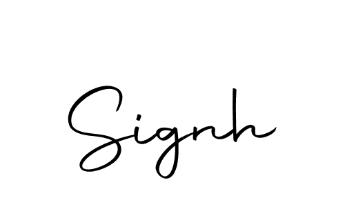 Design your own signature with our free online signature maker. With this signature software, you can create a handwritten (Autography-DOLnW) signature for name Signh. Signh signature style 10 images and pictures png