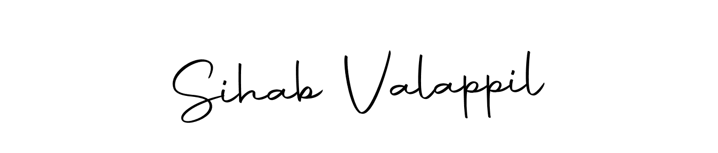 Sihab Valappil stylish signature style. Best Handwritten Sign (Autography-DOLnW) for my name. Handwritten Signature Collection Ideas for my name Sihab Valappil. Sihab Valappil signature style 10 images and pictures png
