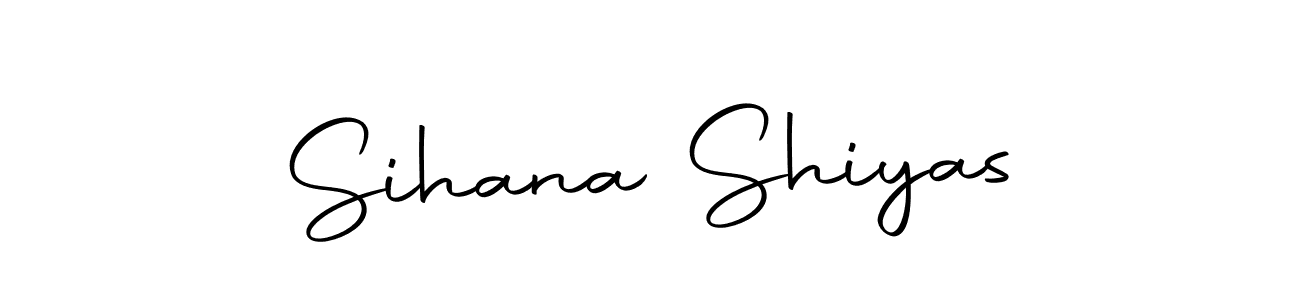 Sihana Shiyas stylish signature style. Best Handwritten Sign (Autography-DOLnW) for my name. Handwritten Signature Collection Ideas for my name Sihana Shiyas. Sihana Shiyas signature style 10 images and pictures png