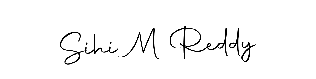 Sihi M Reddy stylish signature style. Best Handwritten Sign (Autography-DOLnW) for my name. Handwritten Signature Collection Ideas for my name Sihi M Reddy. Sihi M Reddy signature style 10 images and pictures png
