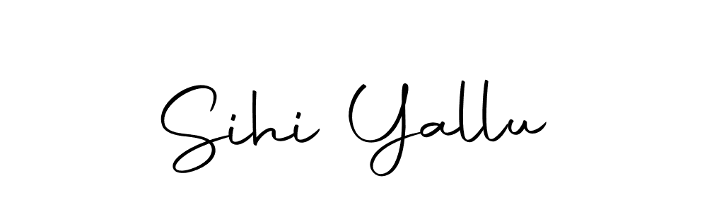 Make a beautiful signature design for name Sihi Yallu. With this signature (Autography-DOLnW) style, you can create a handwritten signature for free. Sihi Yallu signature style 10 images and pictures png