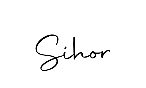 How to make Sihor signature? Autography-DOLnW is a professional autograph style. Create handwritten signature for Sihor name. Sihor signature style 10 images and pictures png