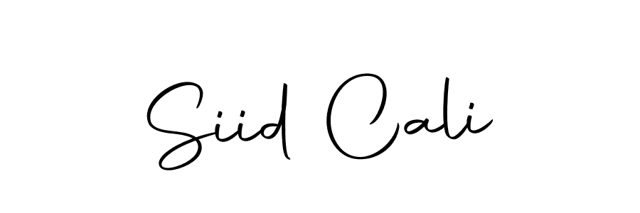 Design your own signature with our free online signature maker. With this signature software, you can create a handwritten (Autography-DOLnW) signature for name Siid Cali. Siid Cali signature style 10 images and pictures png