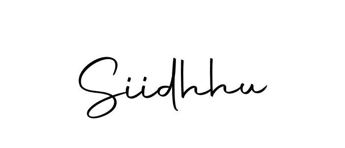 Use a signature maker to create a handwritten signature online. With this signature software, you can design (Autography-DOLnW) your own signature for name Siidhhu. Siidhhu signature style 10 images and pictures png